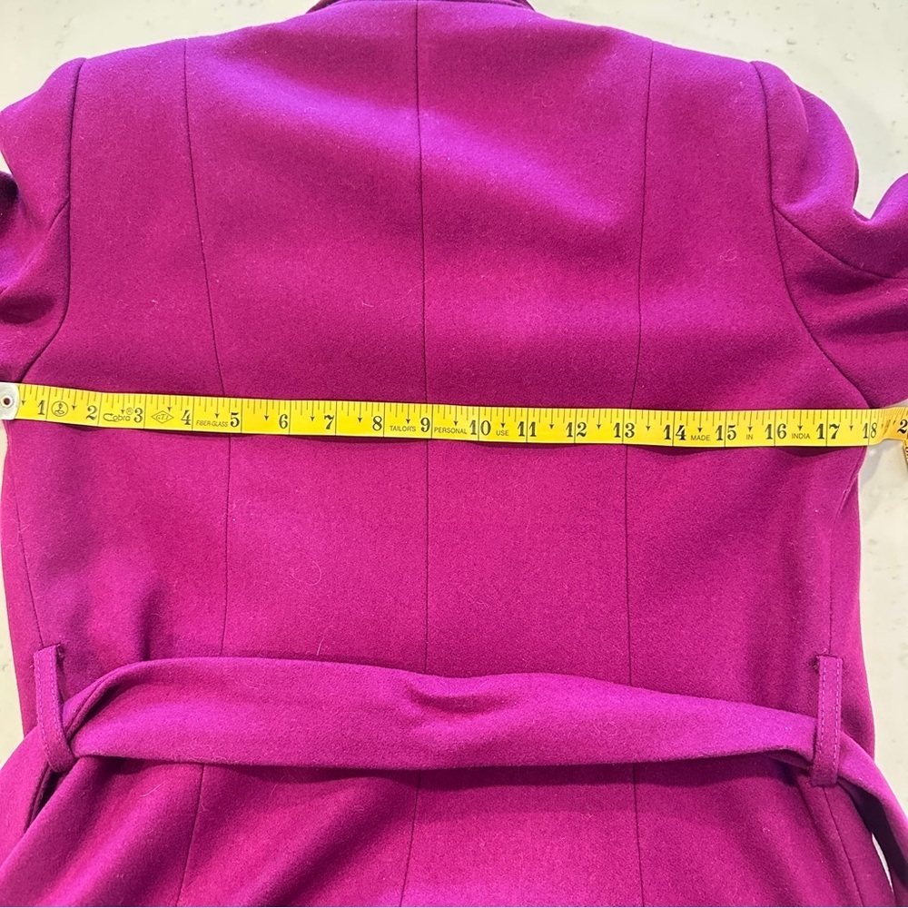 Ted Baker Lorili Long Wrap Coat Wool & Cashmere Blend Size 1 NWOT - Picture 10 of 10